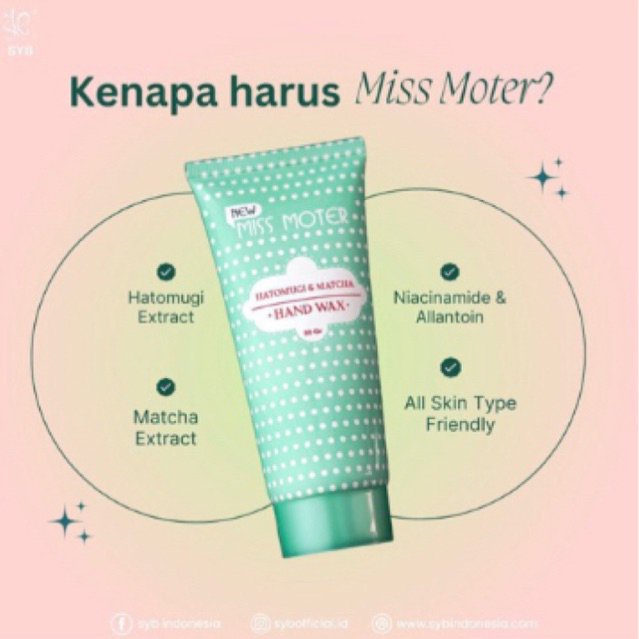 [ READY STOCK ] MISS MOTER HATOMUGI &amp; MATCHA HAND WAX PEEL OFF