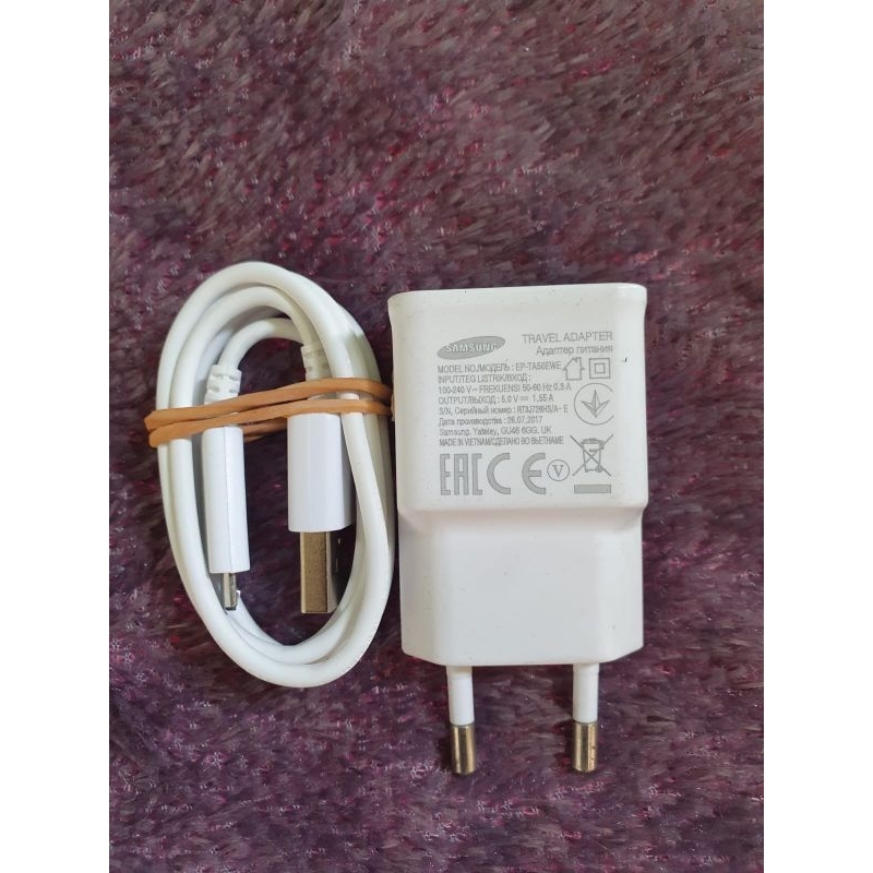 charger original copotan hp (bekas) Samsung 1'55A