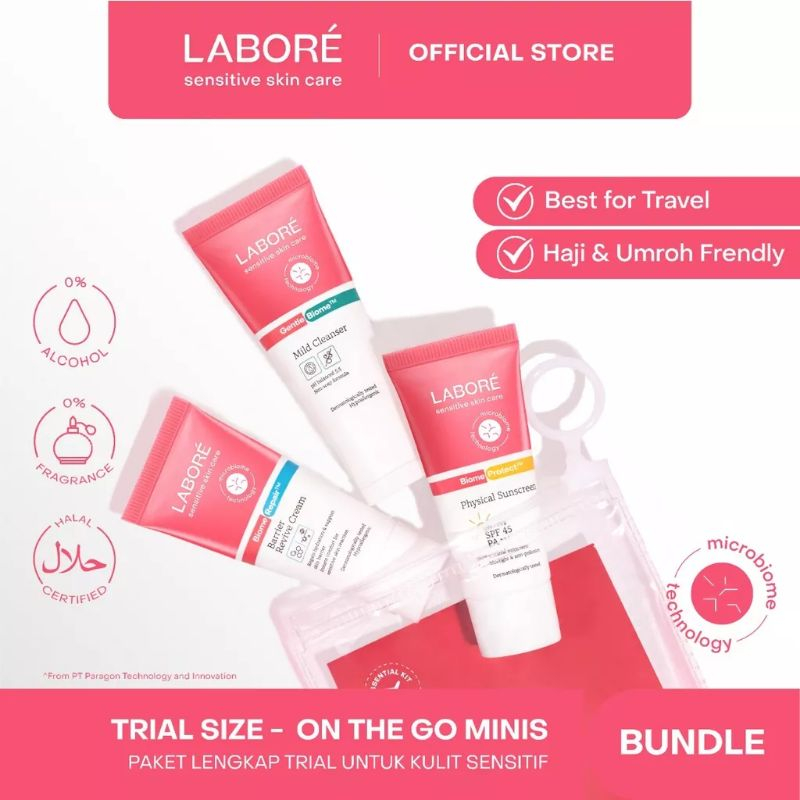 LABORE ON THE GO MINIS - TRIAL KIT UMROH MINI PACKAGE // PAKET HAJI - PAKET UMROH