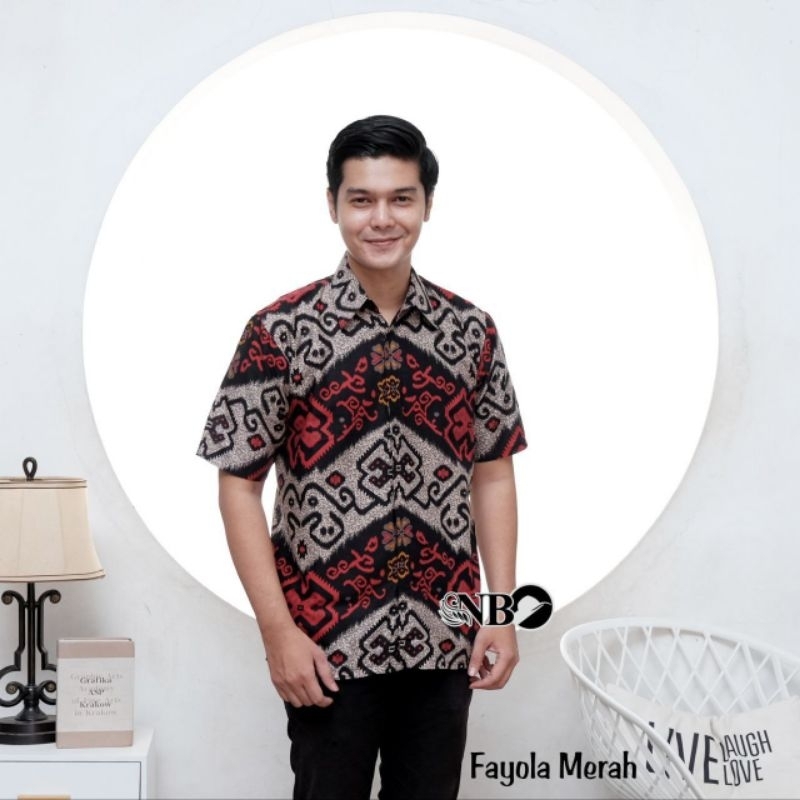 Terbaru atasan batik Couple bahan katun prima adem halus motif FAYOLA