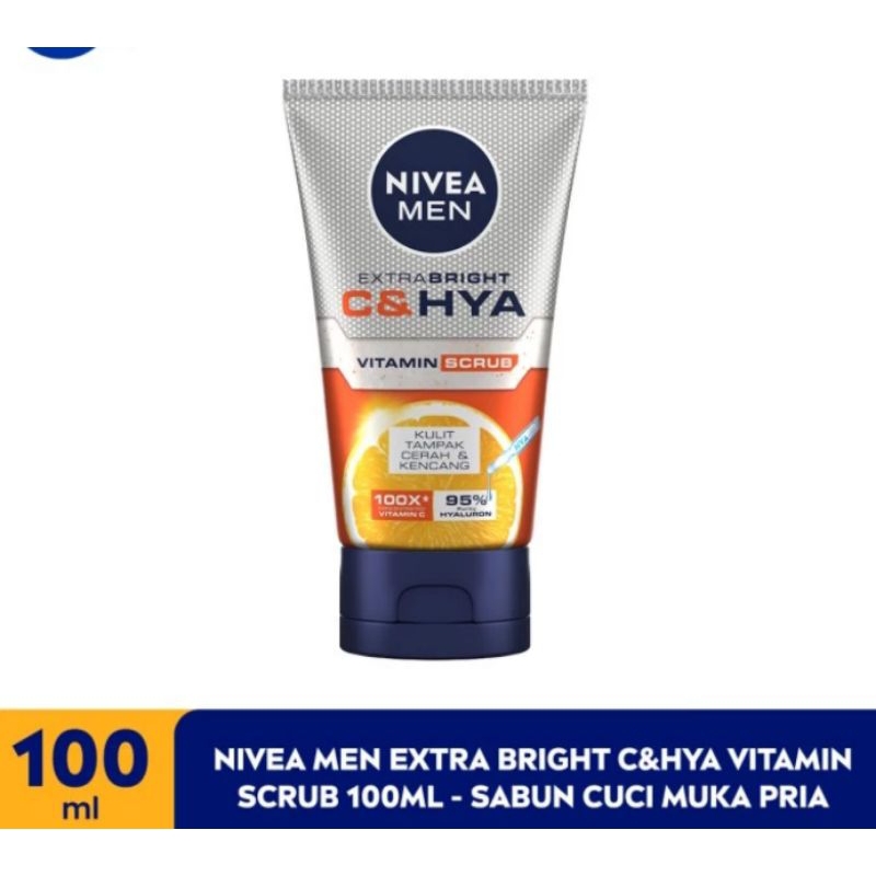 Nivea Men C&amp;HYA Vitamin Scrub 100ml