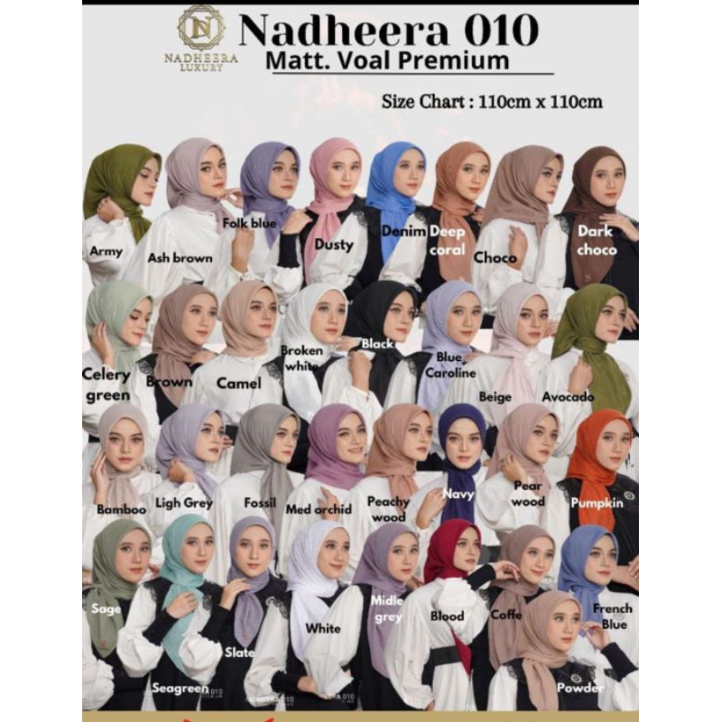 SCARF KODE N010 - NADHERA LUXURY