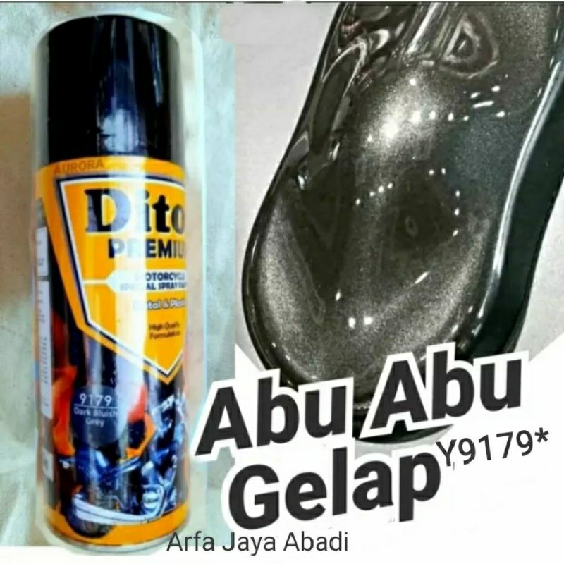 Pilok Pilox Diton Premium Dark Bluish Grey 9179 Abu abu Metalik Cat Abu Metalik Abu Gelap Inova Scoo