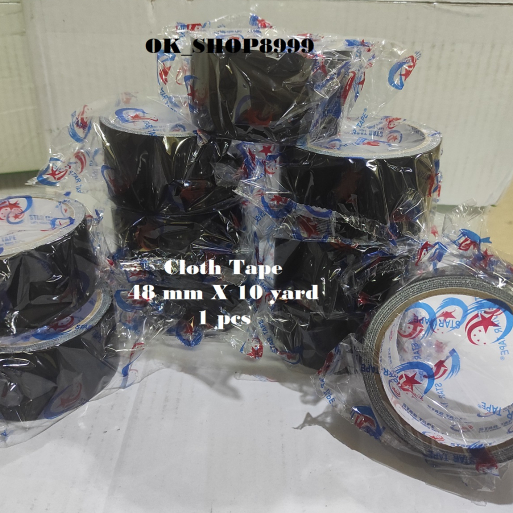 

cod(bayar di tempat) lakban perekat lakban cloth tape ukuran 48 mm x 10 yard