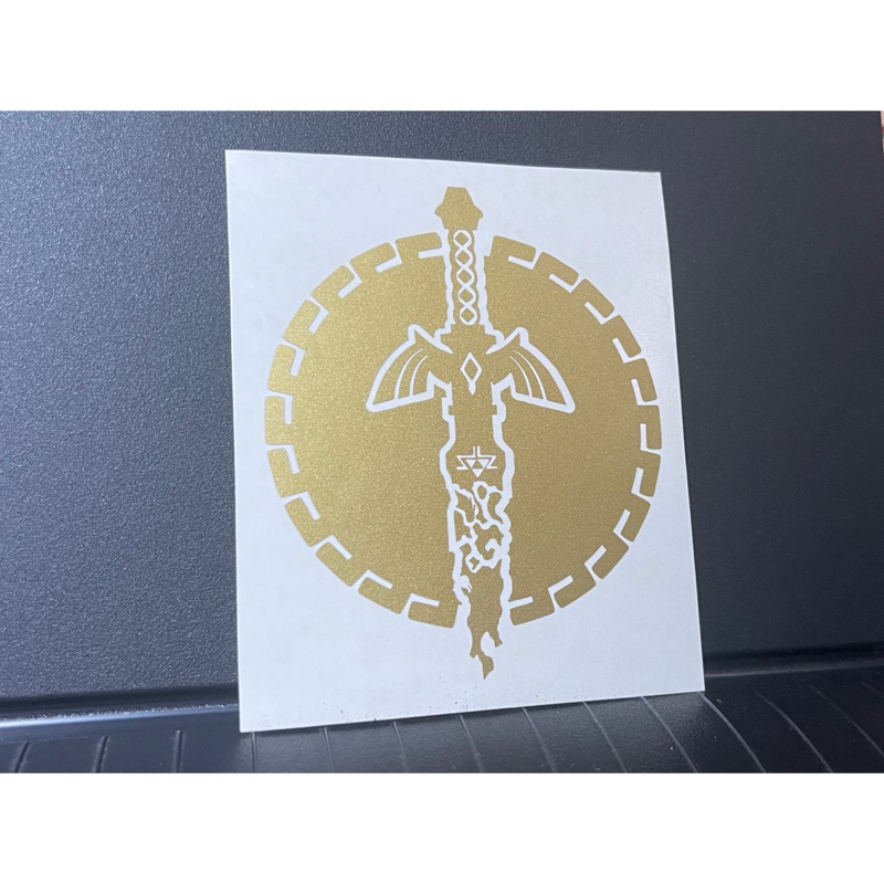 

Stiker Decal Legend of Zelda Tears of the Kingdom Gold Edition