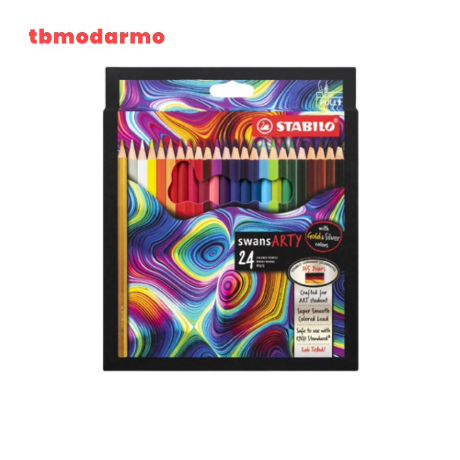 Stabilo Swan Arty Coloured Pencils 24C 1520/24/0321