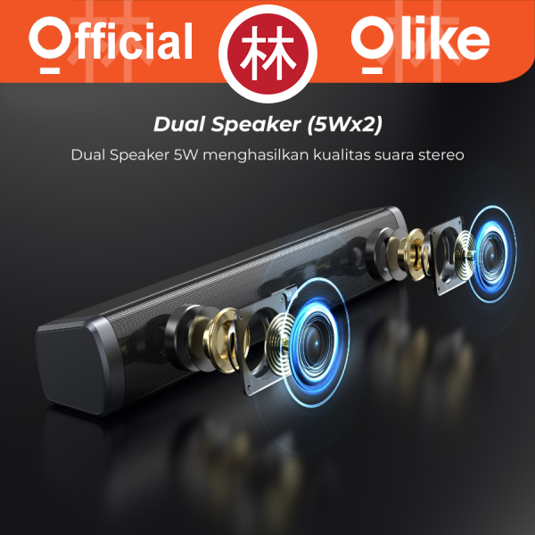 Olike S3H Soundbar Speaker Bluetooth Wireless Mini Home Theater TWS