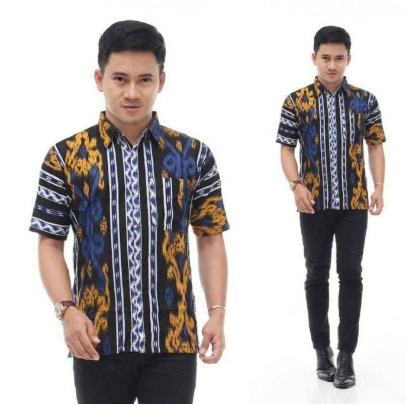 KEMEJA HEM BATIK TERVIRAL TOP 1 DI SHOPEE