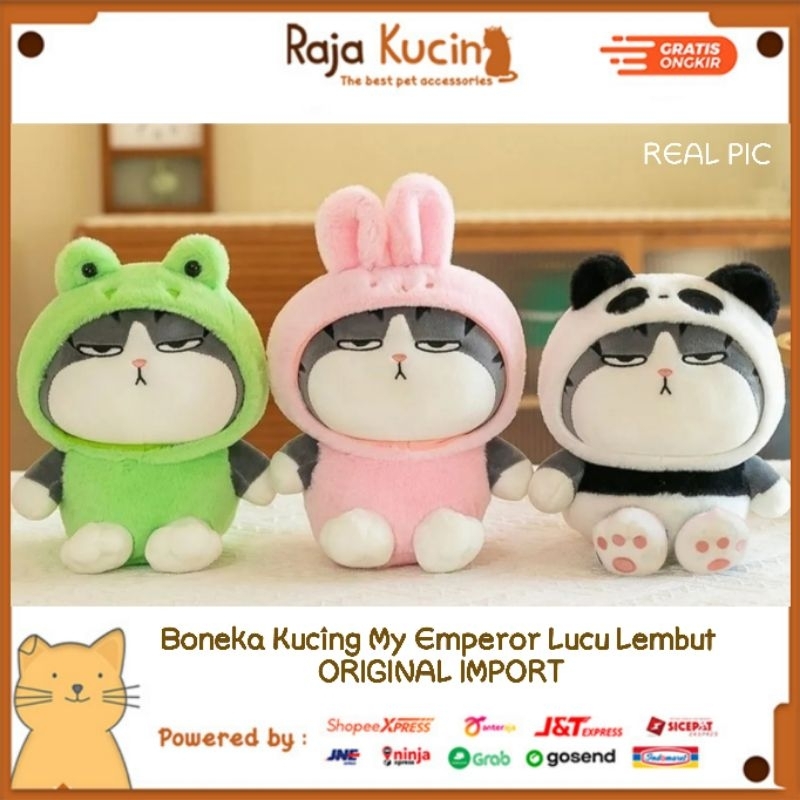 Boneka kucing my emperor lucu lembut ORIGINAL IMPORT -Boneka Furyu