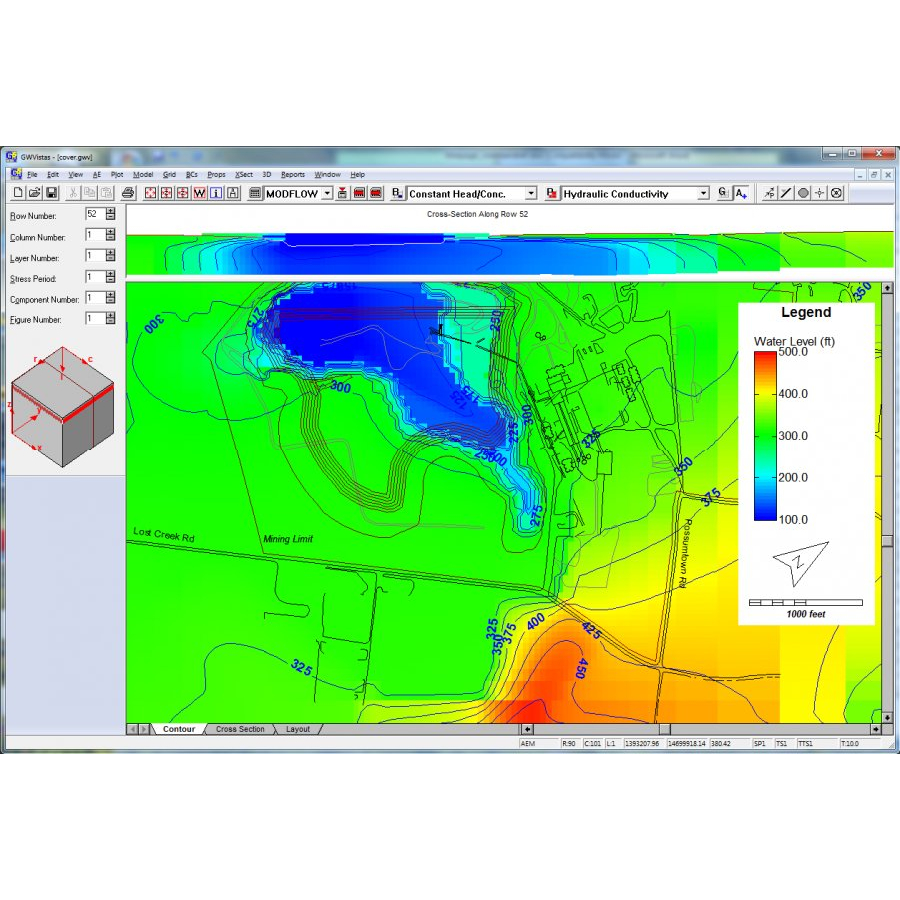 ESI Groundwater Vistas Premium 8 edisi 2023 Software untuk mensimulasikan aliran air tanah dan transportasi zat terlarut dalam sistem akuifer