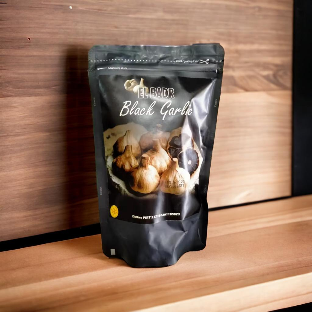 

El Badr Black Garlic Bawang Putih Hitam Ajaib Non Alkohol 100gr kualitas super