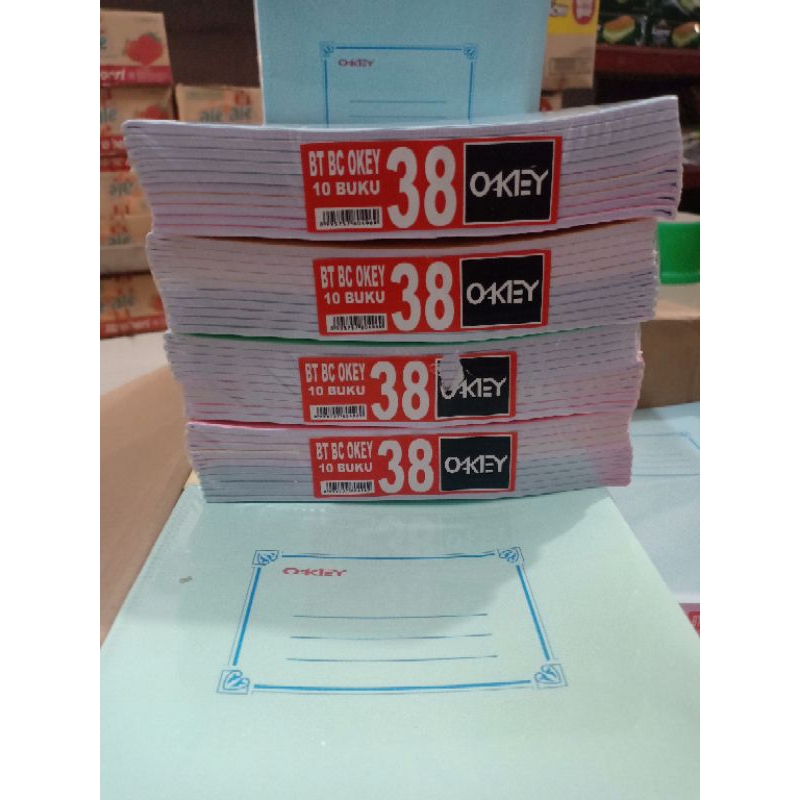 

PROMO Buku Tulis BC OKEY 38 Lembar 1Pack 10 Buku