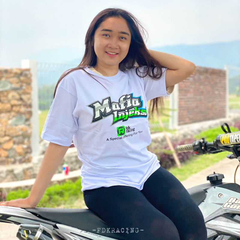 KAOS MAFIA INJEKSI KAOS VIXION JARI-JARI KAOS VIJAR BAJU VIJAR FDK RACING KAOS PESONA VIJAR