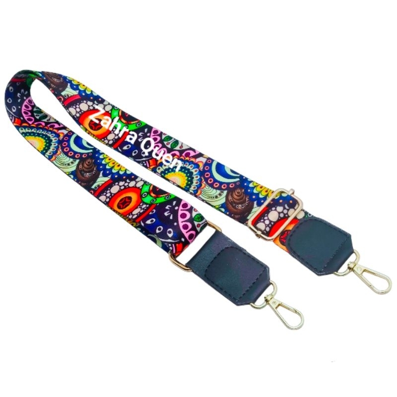 shoulder strap motif Colourful ukuran panjang 120 cm