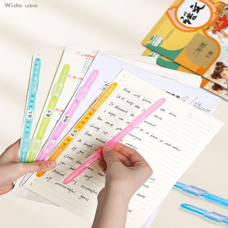 

Klip Binder Loose Leaf Bahan Plastik Untuk Perlengkapan Sekolah