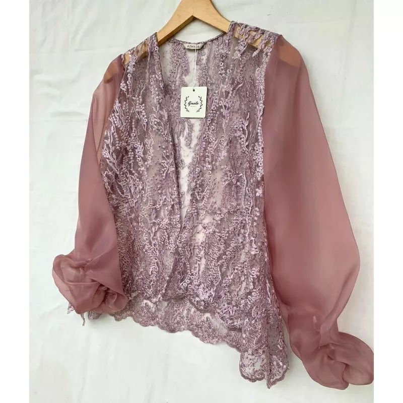 oiter organza brukat / outer kondangan / outer brukat / baju kondangan / vest kondangan / brukat kondangan / rompi kondangan / rompi organza