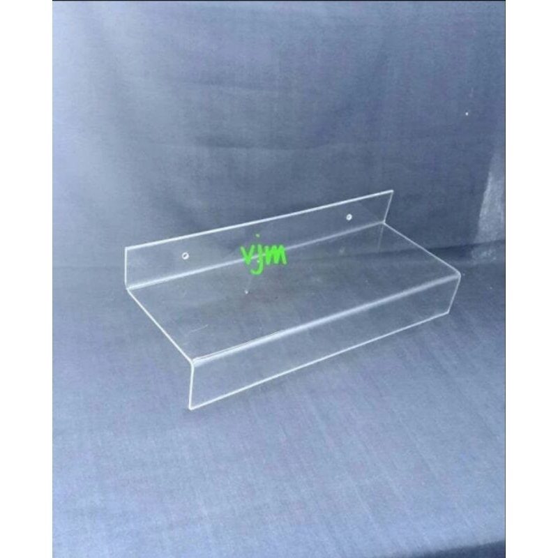 Acrylic stand sepatu dinding
