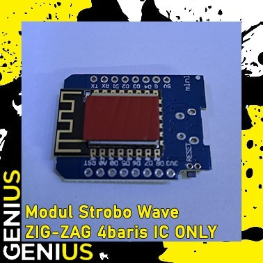 IC Modul Strobo PATWAL Zigzag 4 Baris V1 | IC ONLY