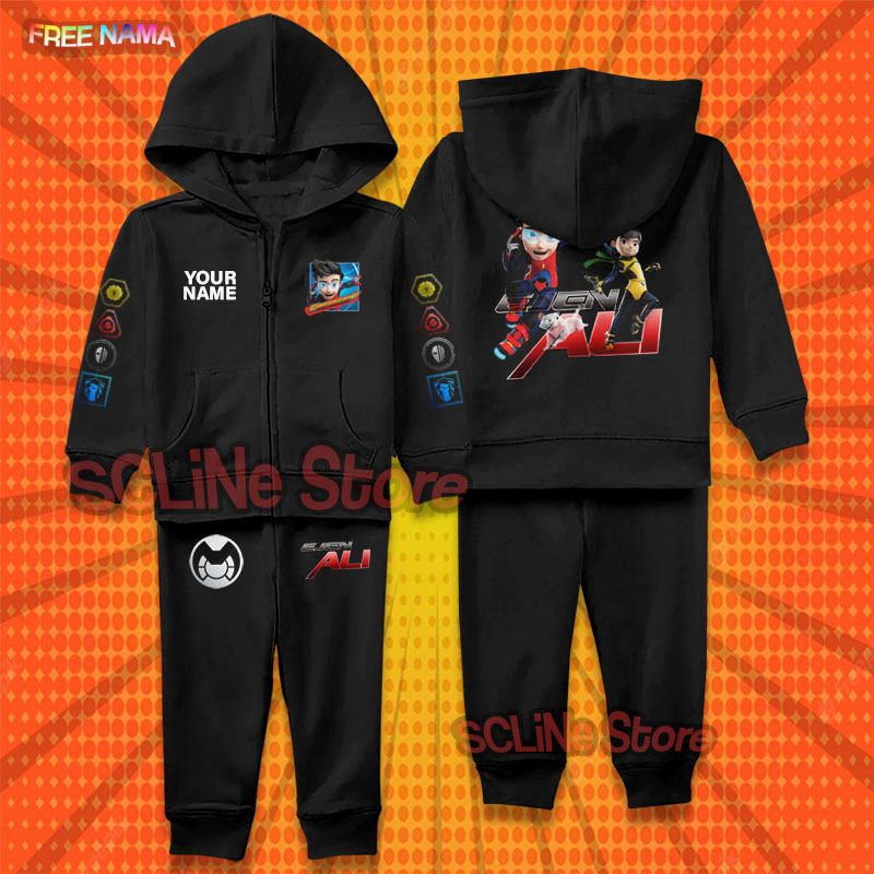 Jaket Anak Ejen Ali Setelan Anak Ejen Ali Animation