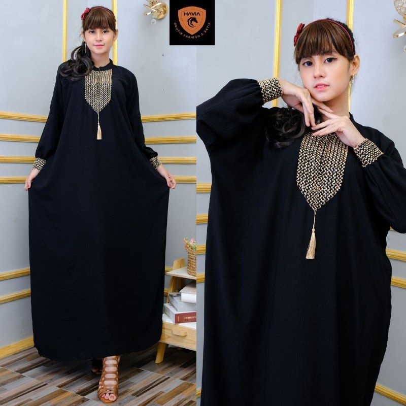 Gamis kaftan Abaya Sultan Cringkel Airflow Premium Cocok Dipakai Formal Ori Nadira Fashion