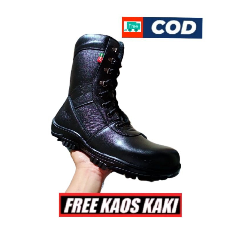 Sepatu PDL TNI POLRI KULIT SAPI ASLI