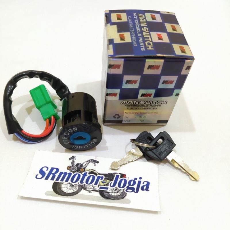 MAIN SWITCH KUNCI KONTAK SUZUKI RC RC100 KUNCI KONTAK RC KUNCI KONTAK ON OFF SUZUKI RC80 RC 80 RC100