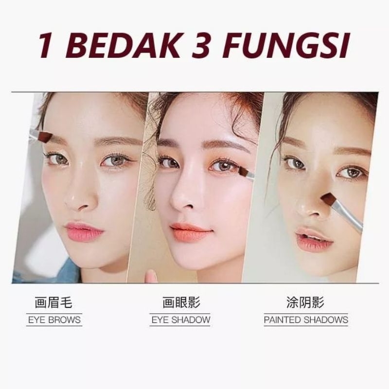 Eyebrow cake eyebrow powder pensil alis Kosmetik Make Up Makeup Eyebrow Kit