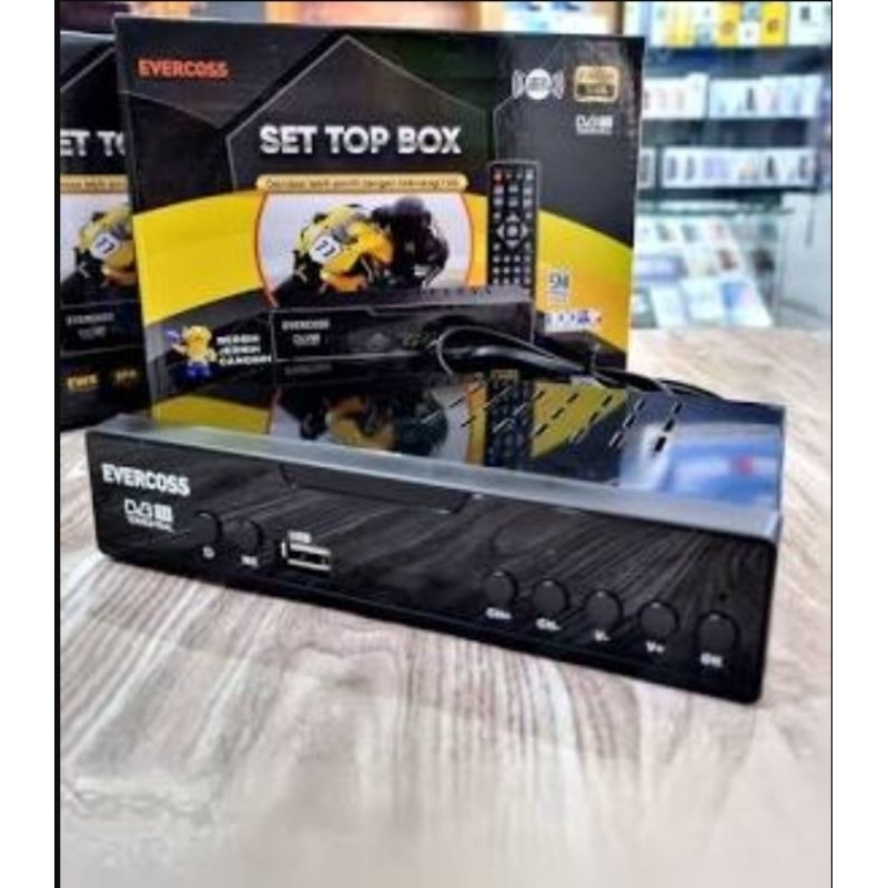 SET TOP BOX TV DIGITAL EVERCOSS MEGABOX