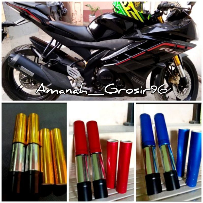 COVER SHOCK DEPAN / PENGAMAN SHOCK YAMAHA R15 V2, COVER SHOCK DEPAN YAMAHA R15 V2 FULL ATAS BAWAH