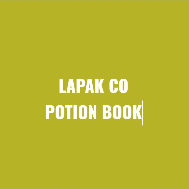 

Lapak CO 'Advanced Potion Making' Book