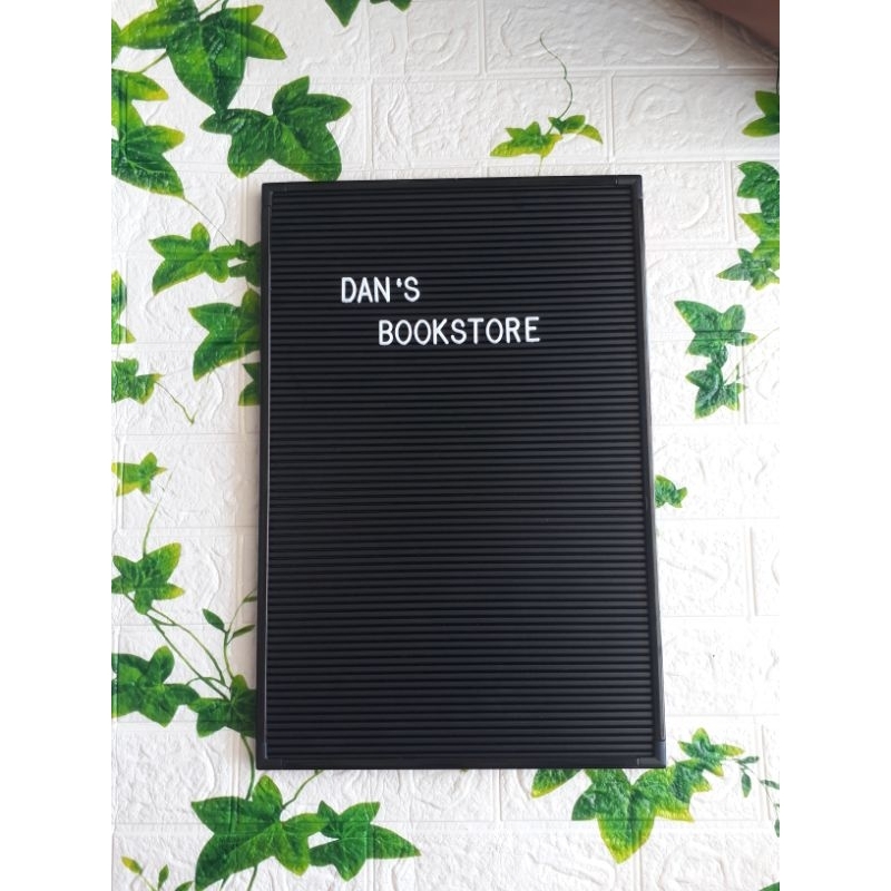 

OFFICE-P Black Letter Board PB4530AP Papan Nama Ukuran 45x30cm Premium