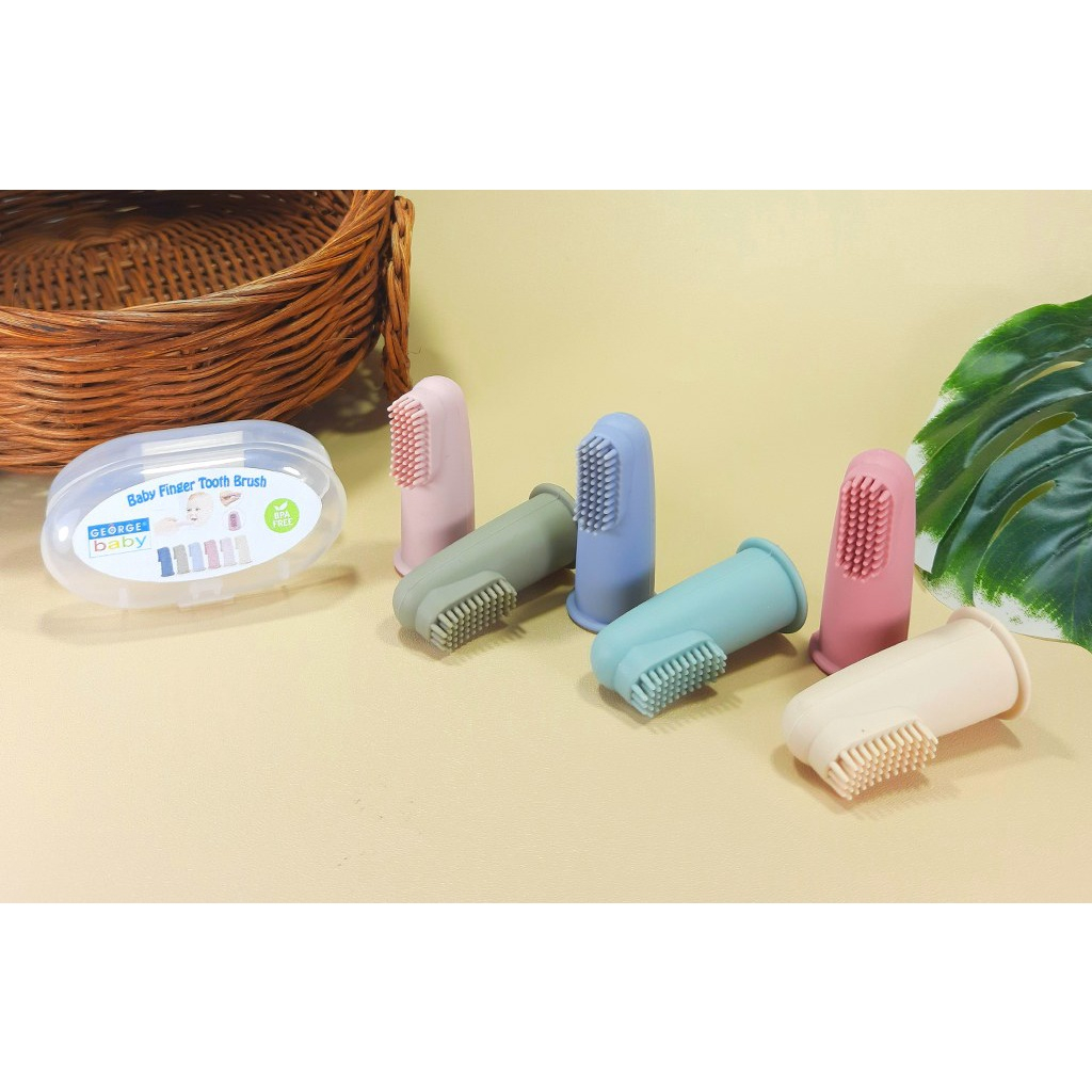 Silicone Baby Toothbrush George (SBFC)