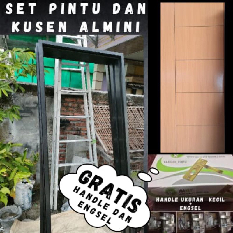 SET PINTU DAN KUSEN / PINTU MURAH / PINTU KAMAR