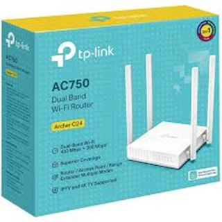 WIRELESS ROUTER TP-Link ARCHER C24 AC750 750 750Mbps