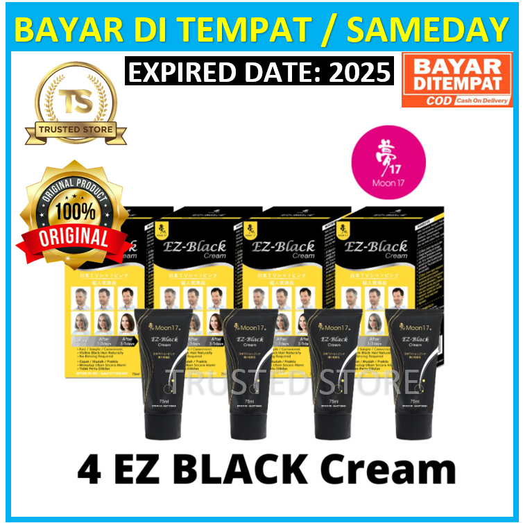 EZ BLACK Cream Moon 17  Cream Orginal - As Seen On TV - Original