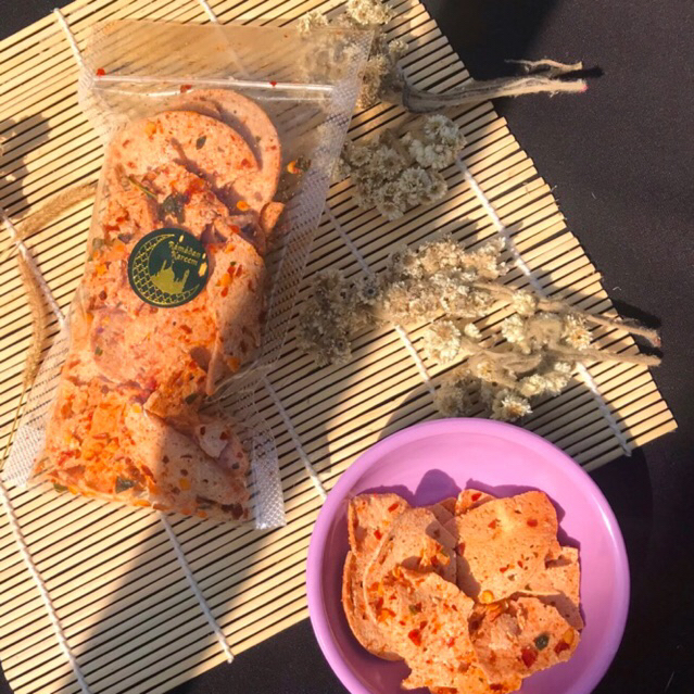 

Basreng Pedas Wangi Daun Jeruk Asli Bandung.