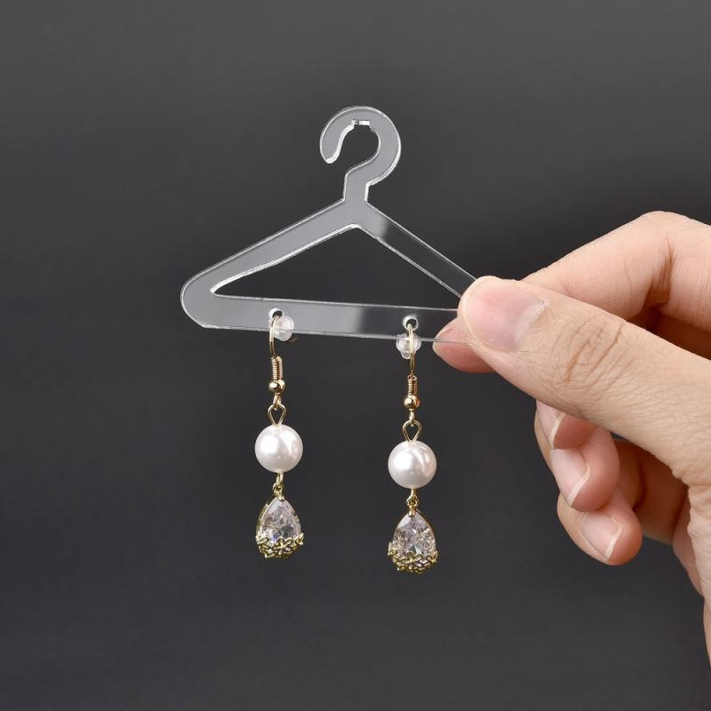 Display Anting Gantung Acrylic Rak Penyimpanan Perhiasan Anting Display Organizer Anting