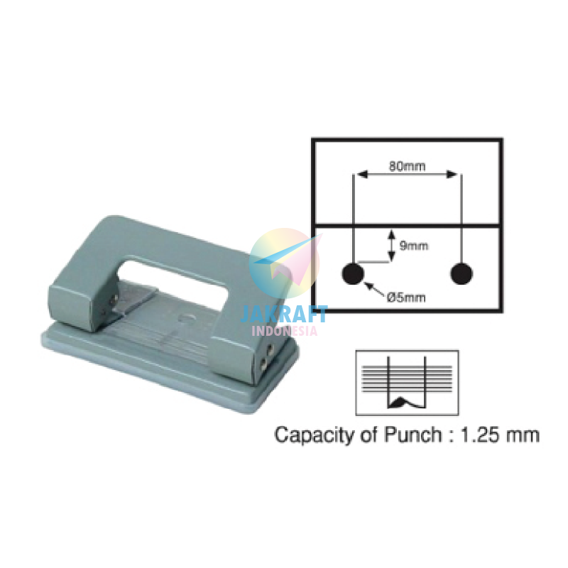 

(1 Pcs) Paper Punch Puncher JOYKO No.30XL Pembolong Pelubang Perforator Kertas 2 Lubang 5 mm