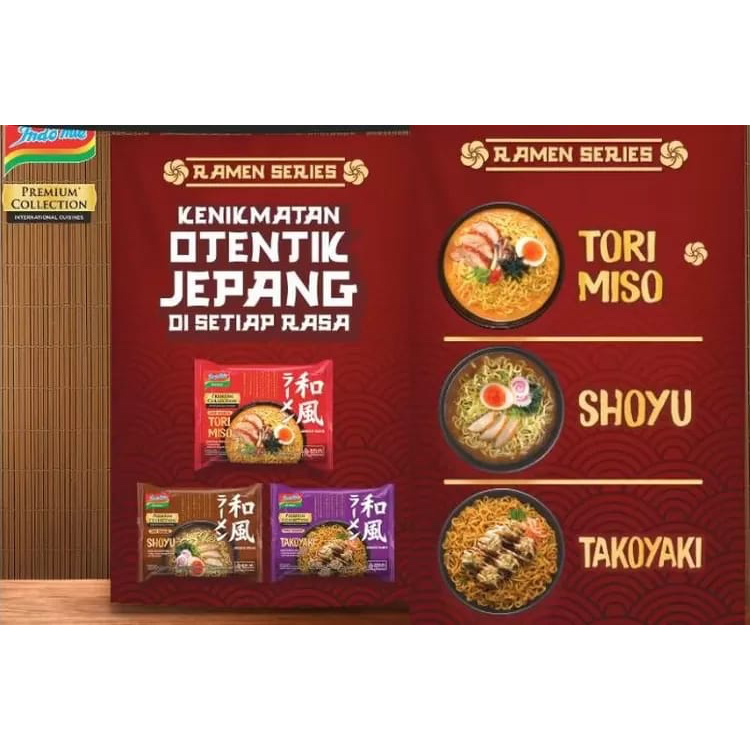 

Indomie x ramen PREMIUM COLLECTION 86 gr