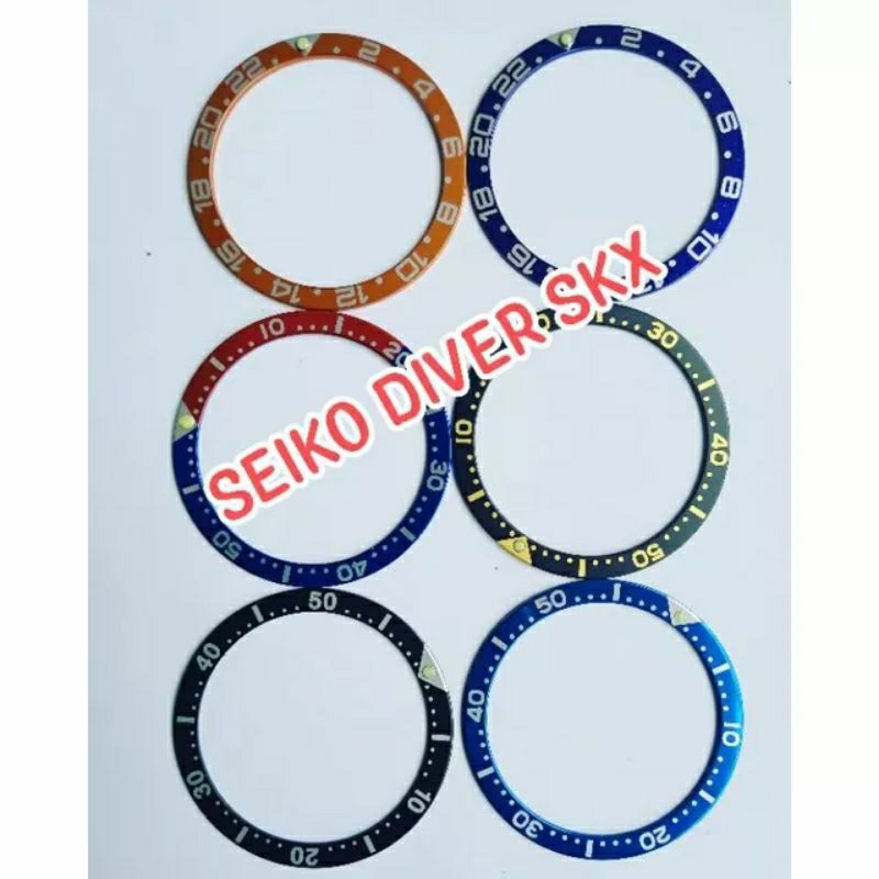 ring insert bezel seiko diver SKX 38mm termurah