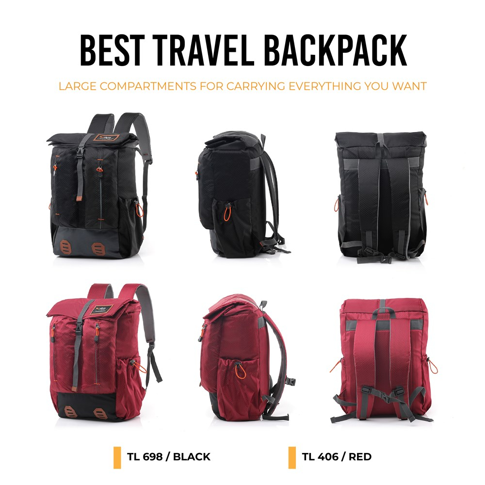 Tas Ransel Pria Terbaru Keren Saingan Eiger Outvin TL Series Tas Ransel 35 Liter Tas Sekolah Tas Kul