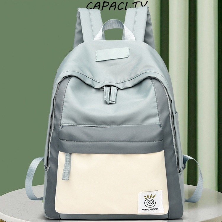 TAS RANSEL WANITA ANTI AIR IMPORT GREY YAREZI TA822G2 BACKPACK CEWEK SEKOLAH GENDONG PUNGGUNG KERJA KULIAH MURAH REMAJA KEKINIAN BRANDED FASHION SIMPLE BATAM KOREA