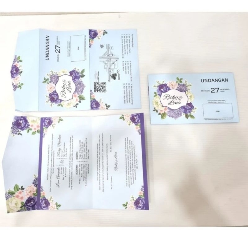 Erba 2206 Era Baru Blangko Undangan Nikah Pernikahan