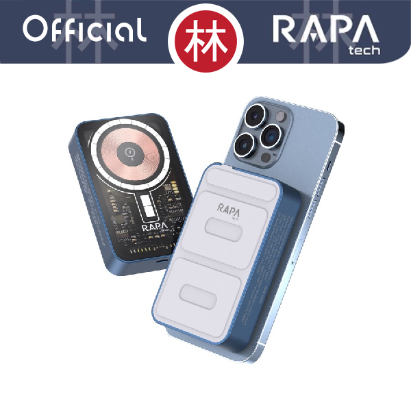 RAPAtech PB2011 - ORIGIN CRYSTAL I - Wireless 15W + PD20W Powerbank