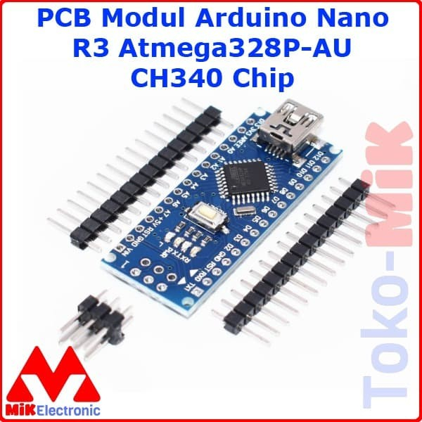 PCB Modul MCU Nano V3 Atmel Atmega328P-AU CH340