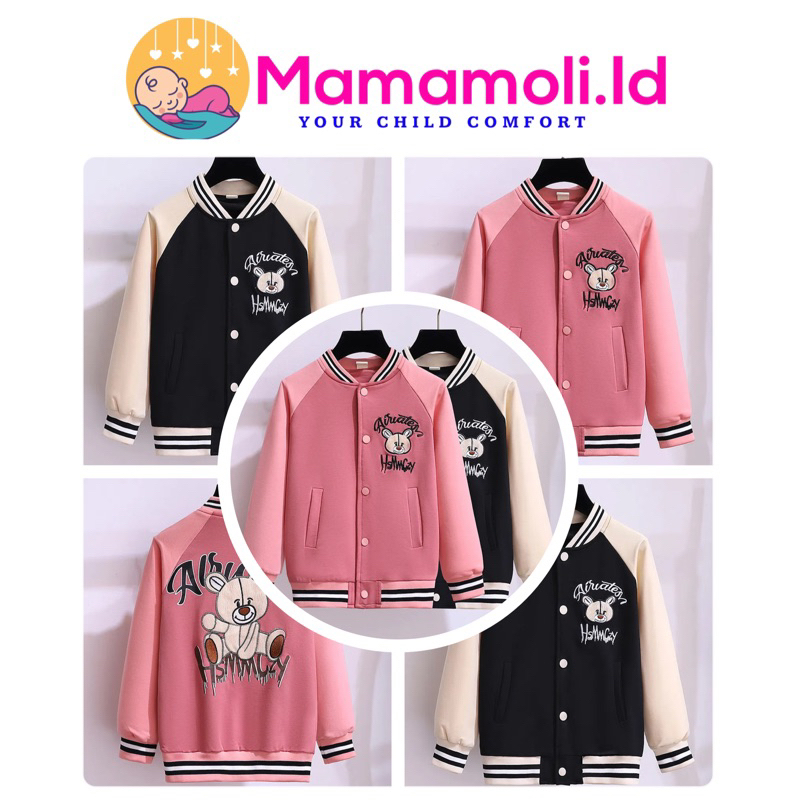 Jaket Anak Perempuan /Cewek / Girl Jacket /Jaket Baseball Anak