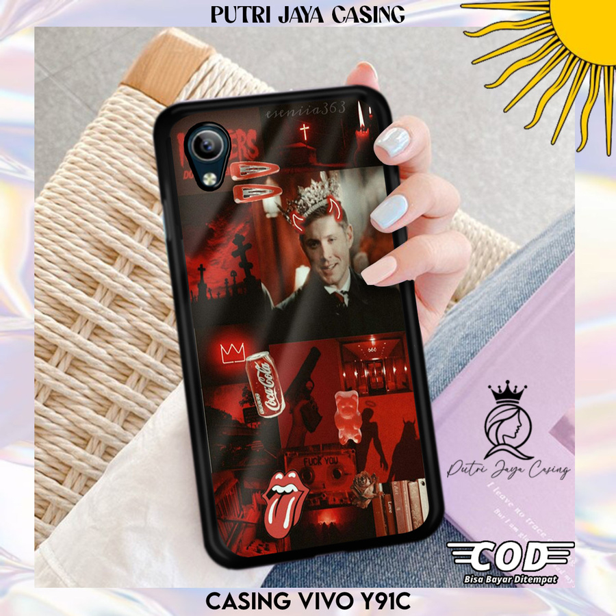 Case Hp VIVO Y91C Motif [ AESTHERED ] Casing Hardcase Softcase Estetik Premium Keren Aksesosris Peli
