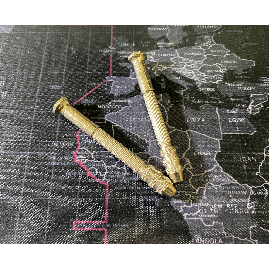 Mini Pen Hand Drill Manual Bor Tangan Lobang Tiny Stainless Steel PCB