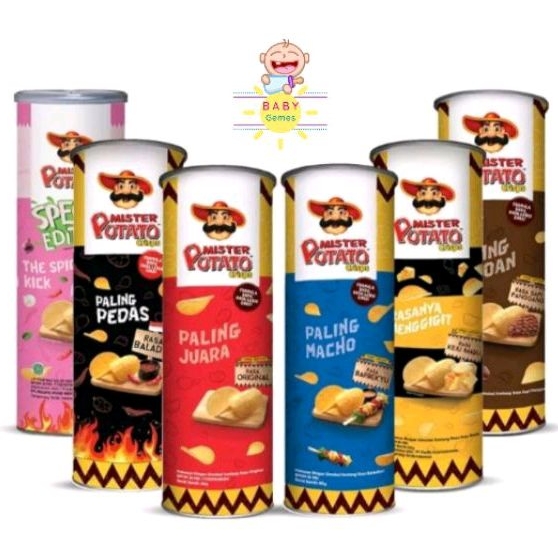 

Mister Potato 85gr All Varian/ Keripik Kentang/ Terlaris