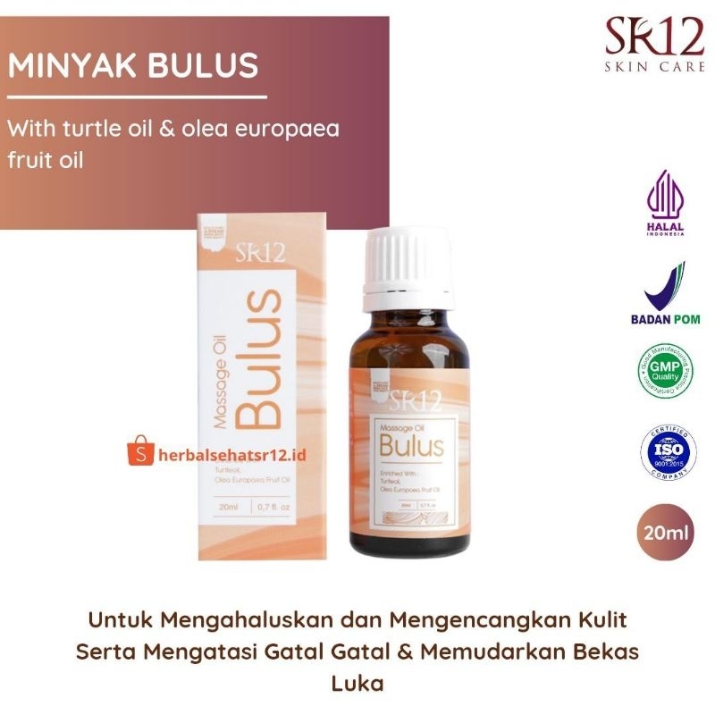 MINYAK BULUS SR12 OBAT GATAL KULIT DAN PEMUDAR BEKAS LUKA